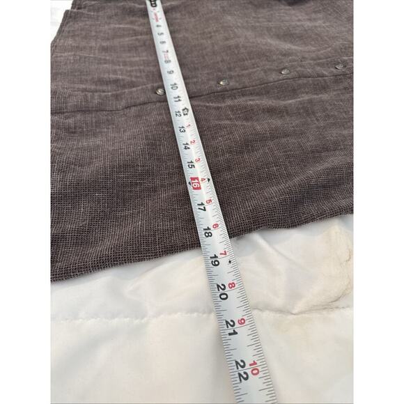 KÜHL 5 Panel Russet Brown Soft Waffle Textured Button Down Shirt Men’s S - Picture 12 of 13